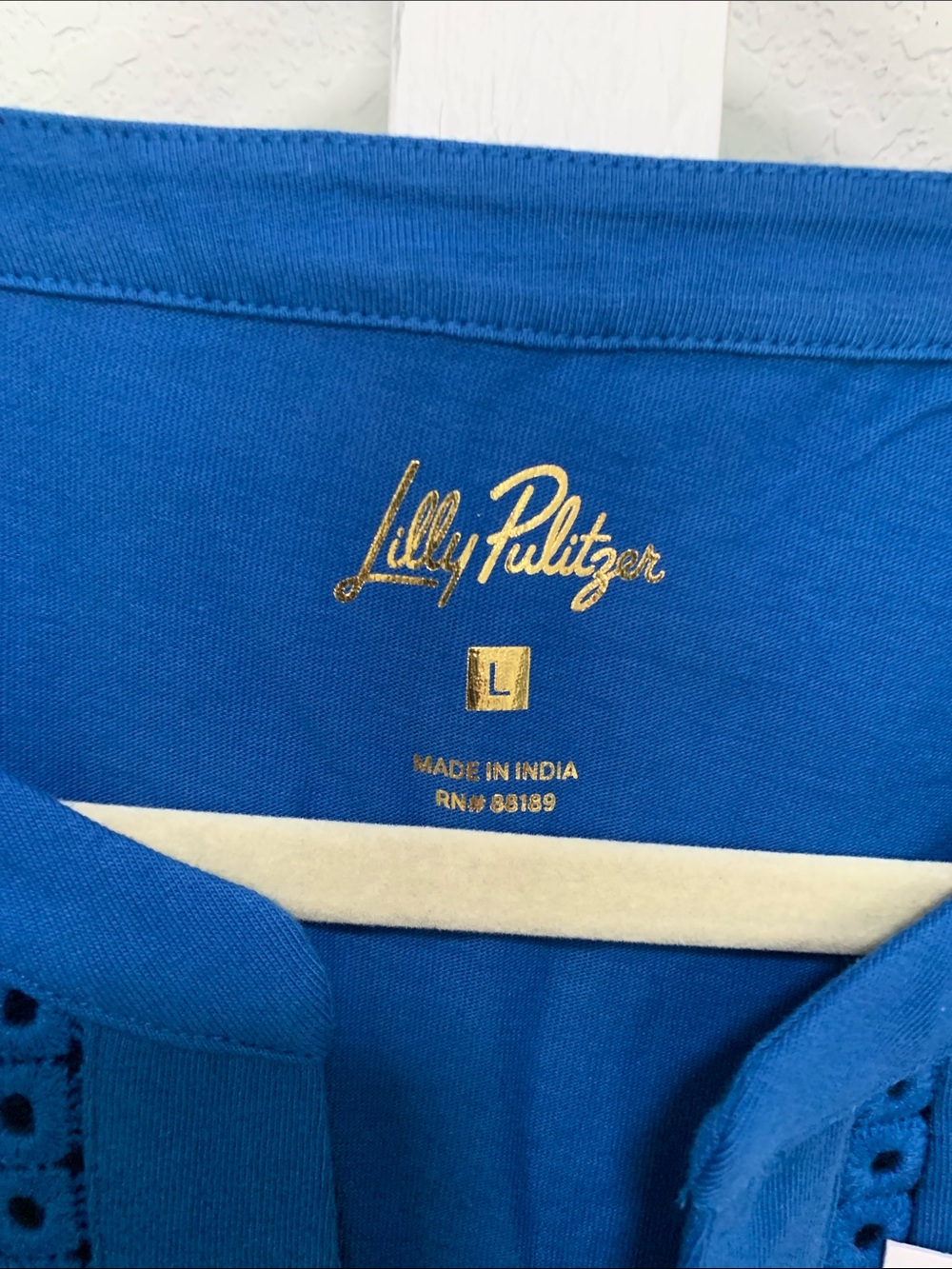 NWT Lilly Pulitzer Isaac Cobalt Blue Tank Top - Picture 2 of 7